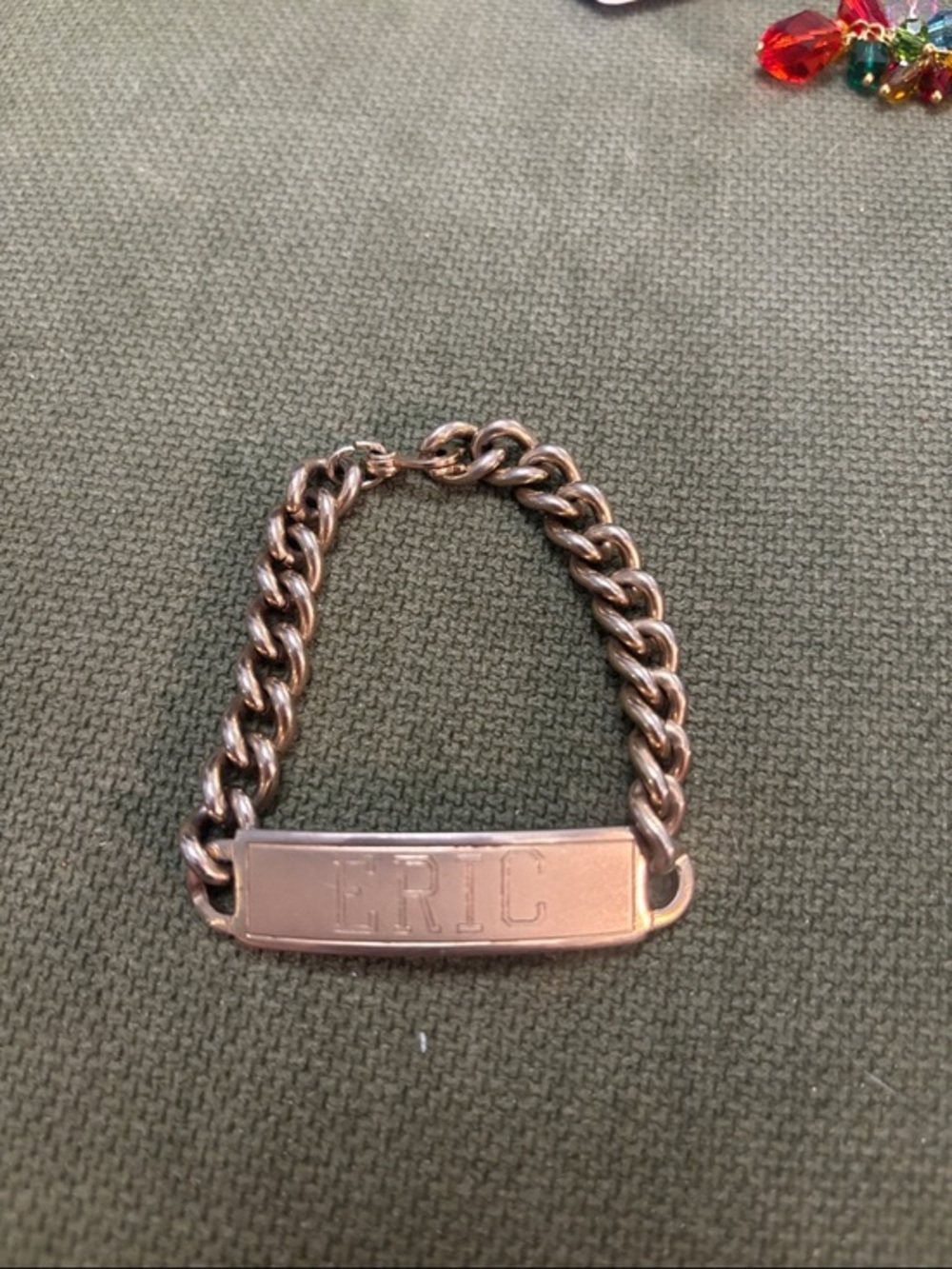 Speidel Silver-Tone vintage women’s ID Bracelet - ERIC